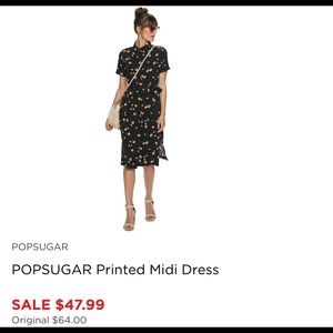 Adorable Button Up Floral Dress